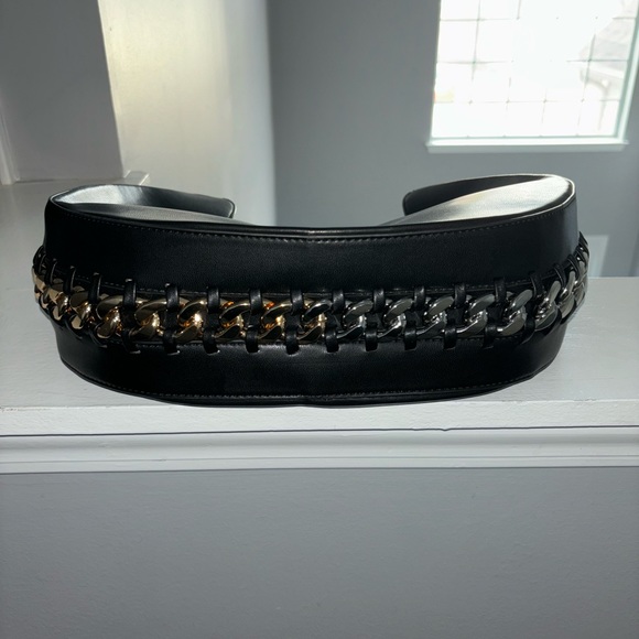 Akira Black mixed metals chain bag - Picture 4 of 10